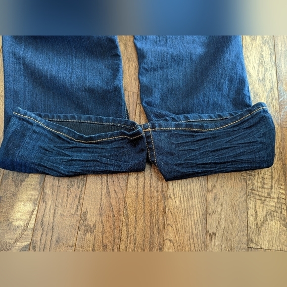 Seven luxe jeans from Lane Bryant, plus sz22, flare, crystal embellishments. - Picture 14 of 14